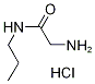 2-Amino-N-propylacetamide hydrochloride 结构式