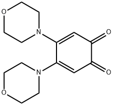 3,5-cyclohexadiene-1,2-dione, 4,5-di-4-morpholinyl- Structure