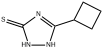 1H-1,2,4-triazole-3-thiol, 5-cyclobutyl- Struktur