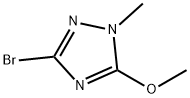 3-Bromo-5-methoxy-1-methyl-1H-1,2,4-triazole 化学構造式