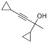 2,4-Dicyclopropylbut-3-yn-2-ol Struktur