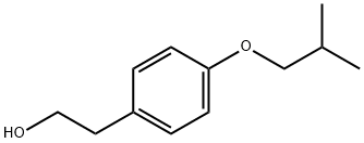 2-[4-(2-Methylpropoxy)phenyl]ethan-1-ol 化学構造式