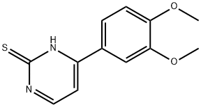 4-(3,4-二甲氧苯基)嘧啶-2(1H)-硫酮,1092303-07-5,结构式