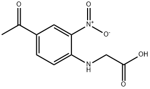 N-(4-Acetyl-2-nitrophenyl)glycine Structure