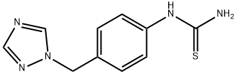 N-[4-(1H-1,2,4-Triazol-1-ylmethyl)phenyl]thiourea Struktur