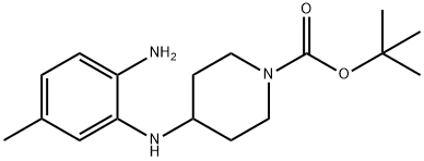 tert-Butyl 4-[(2-amino-5-methylphenyl)amino]-piperidine-1-carboxylate Structure