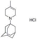 1-(1-Adamantyl)-4-methyl-1,2,3,6-tetrahydropyridine hydrochloride Struktur