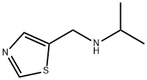 N-(1,3-Thiazol-5-ylmethyl)propan-2-amine dihydrochloride 化学構造式