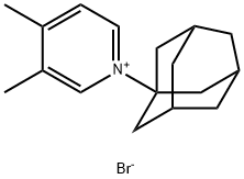 1-(1-Adamantyl)-3,4-dimethylpyridinium bromide Structure