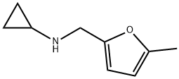 N-[(5-Methyl-2-furyl)methyl]cyclopropanamine hydrochloride Struktur