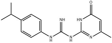 N-(4-Isopropylphenyl)-N'-(6-methyl-4-oxo-1,4-dihydropyrimidin-2-yl)guanidine Structure
