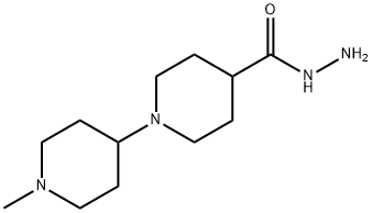 1'-Methyl-1,4'-bipiperidine-4-carbohydrazide Structure