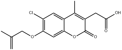 2-[6-氯-4-甲基-7-(2-甲基丙-2-烯氧基), 887833-97-8, 结构式