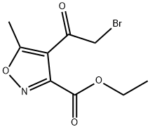 Ethyl 4-(2-bromoacetyl)-5-methylisoxazole-3-carboxylate Structure