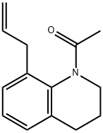 1-Acetyl-8-allyl-1,2,3,4-tetrahydroquinoline Struktur