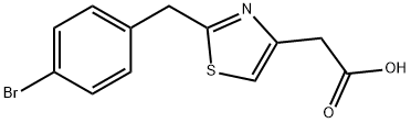 [2-(4-Bromobenzyl)thiazol-4-y]acetic acid|2-(4-溴苄基)噻唑-4-乙酸