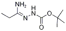 N'-[1-Aminopropylidene]hydrazinecarboxylic acid tert-butyl ester