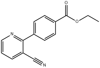 4-(3-Cyano-pyridin-2-yl)-benzoic acid ethyl ester Structure