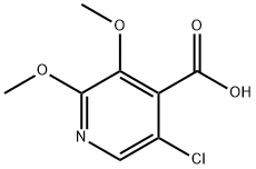 5-Chloro-2,3-dimethoxyisonicotinic acid Structure