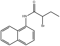 2-Bromo-N-1-naphthylbutanamide 化学構造式