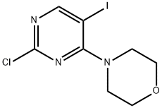 4-(2-Chloro-5-iodopyrimidin-4-yl)morpholine Struktur