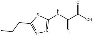 Oxo[(5-propyl-1,3,4-thiadiazol-2-yl)amino]acetic acid Structure