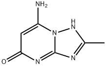 7-氨基-2-甲基-1H-[1,2,4]三唑并[1,5-A]嘧啶-5-酮, 5899-94-5, 结构式