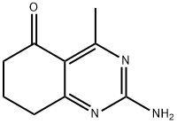 2-氨基-4-甲基-7,8-二氢喹唑啉-5(6H)-酮 结构式