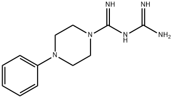 N-[Amino(imino)methyl]-4-phenylpiperazine-1-carboximidamide 化学構造式