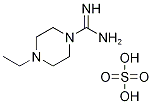 4-乙基哌嗪-1-甲酰亚胺酰胺硫酸盐, 1266376-73-1, 结构式