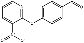 4-[(3-Nitro-2-pyridinyl)oxy]benzaldehyde 化学構造式
