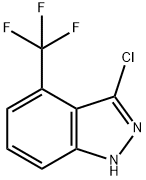 3-Chloro-4-(trifluoromethyl)-1H-indazole Structure