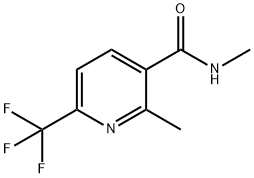 N,2-Dimethyl-6-(trifluoromethyl)nicotinamide Structure