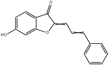 6-羟基-2-(3-苯基丙-2-烯亚基)-3-苯并呋,88281-20-3,结构式
