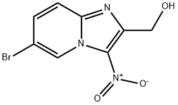 (6-BROMO-3-NITROIMIDAZO[1,2-A]PYRIDIN-2-YL)METHANOL Struktur