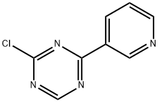2-CHLORO-4-PYRIDIN-3-YL-1,3,5-TRIAZINE Structure