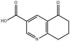 5-OXO-5,6,7,8-TETRAHYDROQUINOLINE-3-CARBOXYLICACID Struktur
