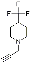 1-Prop-2-ynyl-4-(trifluoromethyl)piperidine 结构式