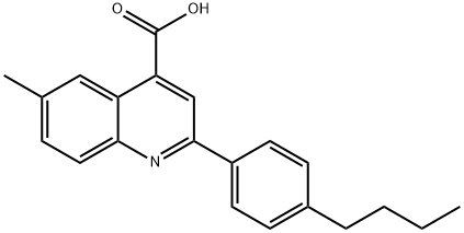 2-(4-BUTYLPHENYL)-6-METHYLQUINOLINE-4-CARBOXYLICACID