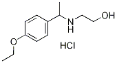 2-[1-(4-ETHOXY-PHENYL)-ETHYLAMINO]-ETHANOLHYDROCHLORIDE Structure