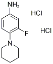 3-FLUORO-4-PIPERIDIN-1-YL-PHENYLAMINEDIHYDROCHLORIDE 结构式
