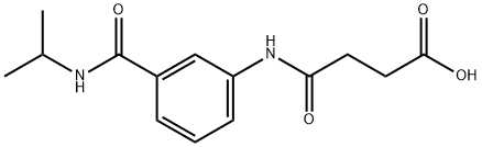 4-{3-[(ISOPROPYLAMINO)CARBONYL]ANILINO}-4-OXOBUTANOIC ACID,940541-91-3,结构式