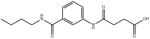 4-{3-[(BUTYLAMINO)CARBONYL]ANILINO}-4-OXOBUTANOIC ACID,940488-53-9,结构式