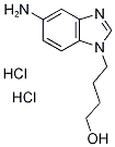 4-(5-AMINO-BENZOIMIDAZOL-1-YL)-BUTAN-1-OLDIHYDROCHLORIDE Structure