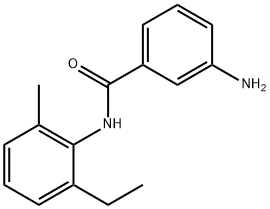 3-AMINO-N-(2-ETHYL-6-METHYLPHENYL)BENZAMIDE 结构式