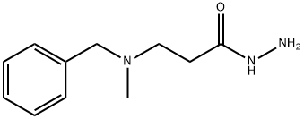 3-[BENZYL(METHYL)AMINO]PROPANOHYDRAZIDE Struktur