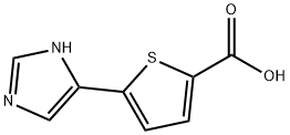 5-(1h-imidazol-4-yl)thiophene-2-carboxylic acid Struktur
