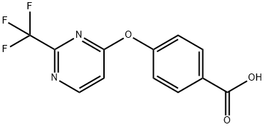 4-{[2-(trifluoromethyl)pyrimidin-4-yl]oxy}benzoic acid|