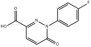 1-(4-fluorophenyl)-6-oxo-1,6-dihydropyridazine-3-carboxylic acid Struktur