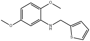 2,5-Dimethoxy-N-(2-thienylmethyl)aniline Structure